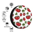 thumbnail image 4 of Naloa Hand Drawn Strawberry PVC Leather Spare Tire Wheel Cover for Car Truck SUV Camper Trailer Universal Fit many size14 inch, 4 of 6