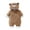 Coffee, variant on TAIAOJING Toddler 2025 New Baby Plus Thickened 0 6 9 Months Soft Flannel Bear Outing Wear Comfort Child Daliywear 0-6 Months