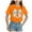 1-Orange, variant on ZTKWD Girls Pleated T Shirts Kids Summer Short Sleeve Fashion Tops Tees 2-14 years Easter bow