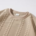 thumbnail image 7 of Mens Sweaters Casual Cable Knit Pullover Sweater Khaki XXL, 7 of 7