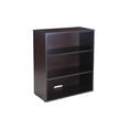thumbnail image 2 of 3-Shelf Bookcase in Mocha Finish, 2 of 2