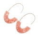 thumbnail image 3 of Pendientes en forma de U Sonducket con estampado de leopardo rosa, 3 of 6