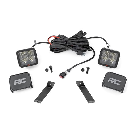 Rough Country LED Ditch Light Kit for 14-21 Jeep Cherokee KL | Spectrum - 70084