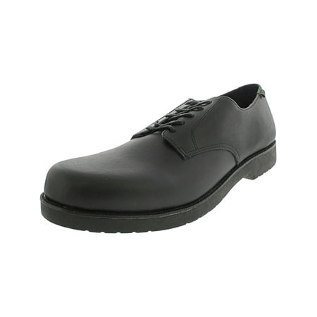 School Issue Men's Semester Black Ankle-High Leather Oxford Shoe - (Best Specialized High Schools)