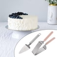 thumbnail image 1 of de rebanador de desierto de acero inoxidable, utensilio de cocina portátil con servidor de pasteles, herramienta elevadora de pasteles para f perfecl Rebanador de pastel, 1 of 8