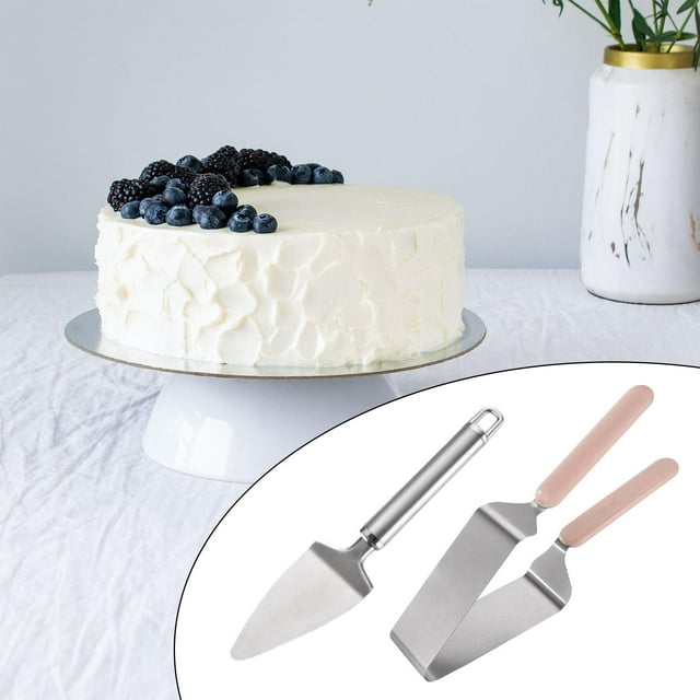de rebanador de desierto de acero inoxidable, utensilio de cocina portátil con servidor de pasteles, herramienta elevadora de pasteles para f perfecl Rebanador de pastel
