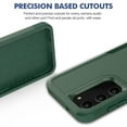 thumbnail image 2 of for Samsung Galaxy S23 Plus Heavy Duty Case,Stylish 2 in 1 Military Grade Armor PC+TPU Silicone Hybrid Rugged Shockproof Glossy Grip Edge Protective Anti-Scratch Back Phone Cover,Darkgreen, 2 of 5