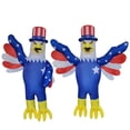 thumbnail image 2 of Disfraz inflable NiSotieb Bald Eagle para adulto Independence, 2 of 9