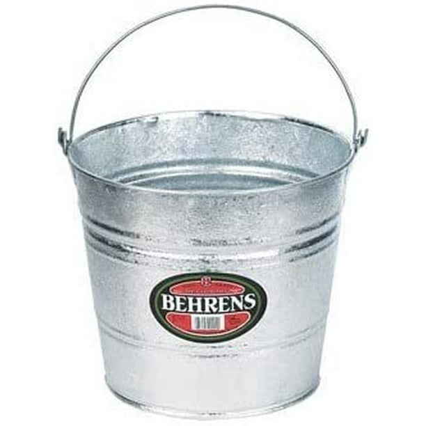 Behrens Metal Pail Galvanized 10 Qt