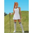 thumbnail image 6 of Women Tennis Dress with Built-in Bra and Pockets Shorts Racerback Athletic Dresses, 6 of 8