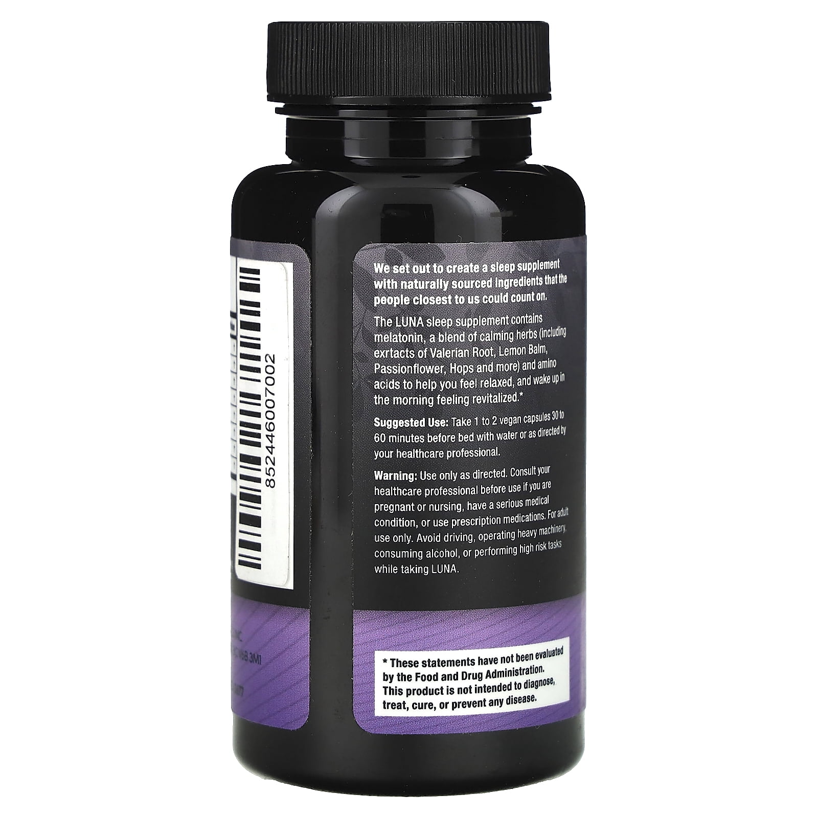 Nested Naturals Luna, Sleep Supplement with Melatonin, Calming