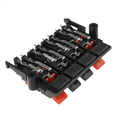 thumbnail image 3 of 6 Pcs 64X40X20mm 8 Positions Bornes de Haut-Parleur à Ressort, 3 of 5