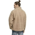 thumbnail image 2 of BRANDIT INDIVIDUAL WEAR Adult Male Fleece Quarter Zip Jacket, Color: Camel, Size: XL (5022-20070-XL), 2 of 7