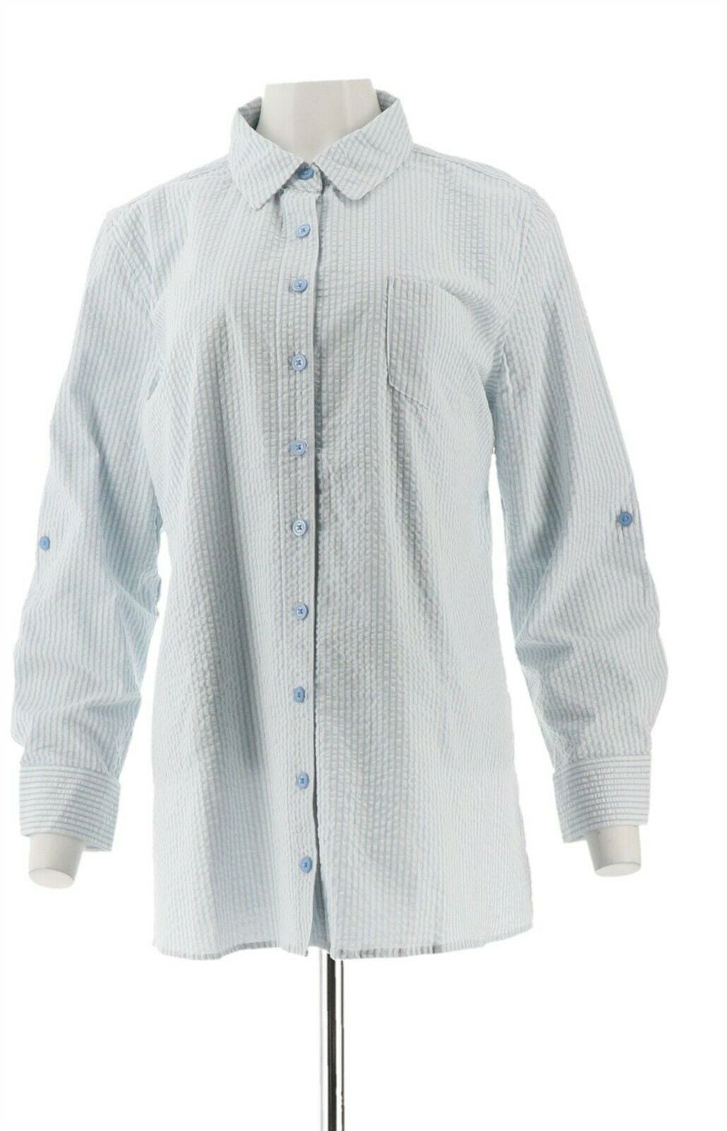P&E Men Curved Hem Comfort Long Sleeve Lapel Neck Print Button Down Shirts 