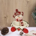 thumbnail image 4 of Christmas Candy Storage Basket Santa Claus Reindeer Snowman Candy Basket Christmas Decoration Candy Bowl Dish Xmas Sugar Snack Container for Desk Table Decoration, 4 of 6
