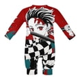 thumbnail image 6 of Demon Slayer Baby Onesie Romper Footless Infant Long Sleeve Jumpsuit for Boys Girls, 6 of 8