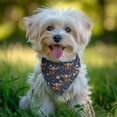 thumbnail image 2 of Dog Bandana 1 Pack,Blue Highland Cow Flower Pattern Bandanas for Dogs,Cat Bandana,Small/ Large Dog Bandana 2 Size,Dog Bandanas, 2 of 6
