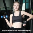 thumbnail image 4 of Guantes Deportivos Mujer y Hombre, Guantes de Fitness y Ciclismo, Diseño Medio Dedo y Transpirable para Levantamiento, Ejercicio Físico o Entrenamiento al Aire Libre, 4 of 5