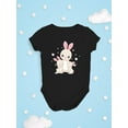 thumbnail image 3 of Bunny Mom And Babies Bodysuit Infant -Image by Shutterstock,  12 Months, 3 of 4