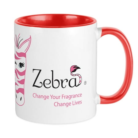 

CafePress - Pink Zebra Mug - Ceramic Coffee Tea Novelty Mug Cup 11 oz