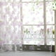 thumbnail image 2 of JINESXIAO Ventas hoy Cortina transparente de flores Tratamiento de ventana de tul Cortina de gasa Cenefa 1 panel Tela, 2 of 7