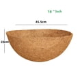 thumbnail image 2 of 2Pcs/4Pcs/6Pcs Coco Liners for Planters, Round Hanging Basket Liners, Coconut Fiber Liners for Planters Flowers Garden, 2 of 6
