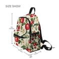 thumbnail image 3 of FORMRS Kids School Backpack with Front Zippered Pocket 12" Student Travel Daypack, Apple Leaves Pattern, 3 of 6