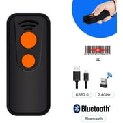 1D Bluetooth Mini Laser Barcode Scanner,Alacrity USB Portable Handheld 1D Barcode Scanner Reader