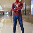 thumbnail image 3 of Disfraz de Spiderman para PS4, disfraz de superhéroe, traje Zentai, disfraz de Halloween, mono de cuerpo completo para adultos y hombres, 3 of 5