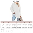 thumbnail image 4 of Top Femenino, Camiseta Larga Suave De Manga Caída De Poliéster Cómoda Para El Hogar Para La Fiesta ANGGREK Otros, 4 of 4