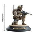 thumbnail image 3 of Ornament*1 250Th Anniversary U.S. Commemorative Resin Soldier Figurines Honor Decor, 3 of 5
