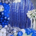 thumbnail image 2 of WE-POLUJ Metallic Tinsel Aluminum Foil Curtain Decoration for Birthday Wedding and Holiday Party Backdrop Door Hanging Streamers, 2 of 5