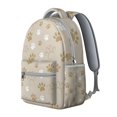 thumbnail image 2 of Dog Paw Footprint Backpack for School,Cute School Bag,Schoolbag with Adjustable Shoulder Straps & Padded Back,15.3"x11"x7.1"., 2 of 6
