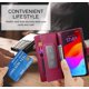 thumbnail image 5 of Mobile wallet for iPhone 16 series, portable wallet that holds both mobile phone and cards, does not affect the magnetism of the card, black, 5 of 5