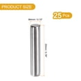 thumbnail image 2 of Uxcell 25 Pcs 4mm x 20mm Shelf Pins, Shelf Pegs Shelf Dowel Pins, Adjustable Shelf Support Pins Fasten Elements Stainless Steel Silver(0.15 x 0.78 inch), 2 of 6