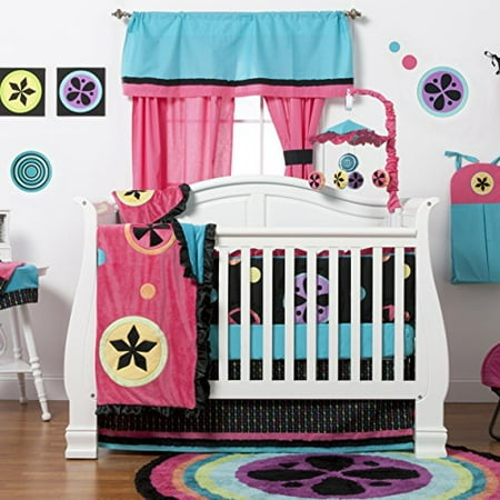 One Grace Place Cotton Crib Sheets Turquoise Walmart Com