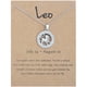 thumbnail image 1 of Fiudx Collar Del Zodiaco, Colgante de Las 12 Constelaciones, Collar con Dije Chapado En Aleación, Regalo Ideal para Cumpleaños, Aniversarios y Festividades, Perfecto para Mujeres y Niñas, Elegante pa, 1 of 2