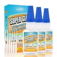 thumbnail image 1 of Super Glue LLPT LSG030-3E, 30 ml, transparente, multiusos, paquete de 3, 1 of 8