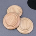 thumbnail image 3 of unbranded 3Pcs Piano Caster Cups Set for Home Use in Original Wood with EVA Bottom Technology, 3 of 5