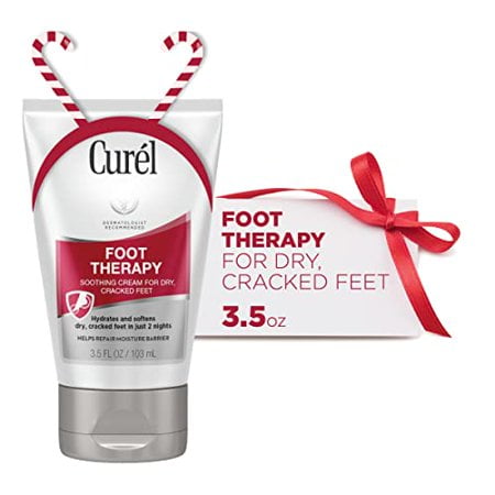 Curél Crème Thérapeutique pour Pieds, Lotion Apaisante pour Pieds Secs, Callusés et Talons Fissurés, Absorption Rapide, Hydratant Humectant, 3.5 Onces, avec Beurre de Karité