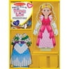 Melissa & Doug Deluxe Princess Elise Magnetic Wooden Dress-up Doll Play Set (24 Pcs)