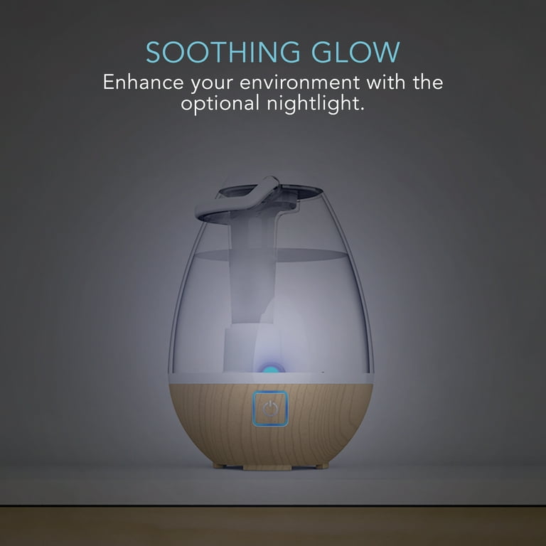 Sharper Image Ultrasonic Cool Mist Humidifier, 0.4 Gallon Light Ash Woodgrain (New) Sharper Image Ultrasonic Cool Mist Humidifier, 0.4 Gallon Light Ash Woodgrain (New)