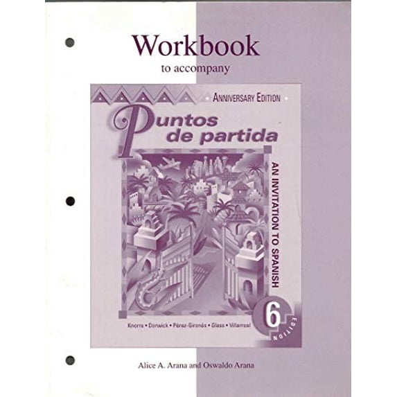 Pre-Owned Workbook to accompany Puntos de partida (Paperback) 0072382589 9780072382587