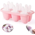 thumbnail image 3 of Moldes para helados Moldes para paletas, 6 moldes para helados sin Bpa, pequeños moldes para helados de alimentos frescos, moldes para helados caseros, juego de moldes para paletas, 3 of 4