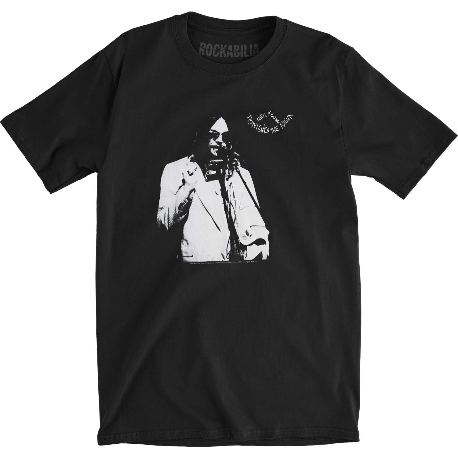 Neil Young Neil Young Men's Tonight's The Night Organic Slim Fit T