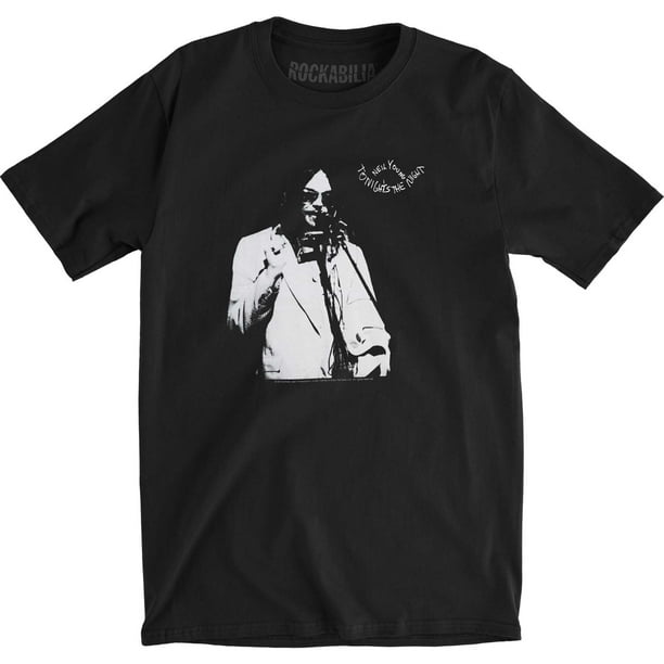 Neil Young Neil Young Men's Tonight's The Night Organic Slim Fit T