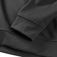 thumbnail image 5 of Tgw Mens Solid Midweight Golf Pullover Jacket for Golfing Black 2Xl, 5 of 6
