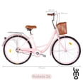 thumbnail image 2 of Bicicleta Urbana De Paseo R26 Doble Freno Vintage Canastilla rosa, 2 of 8