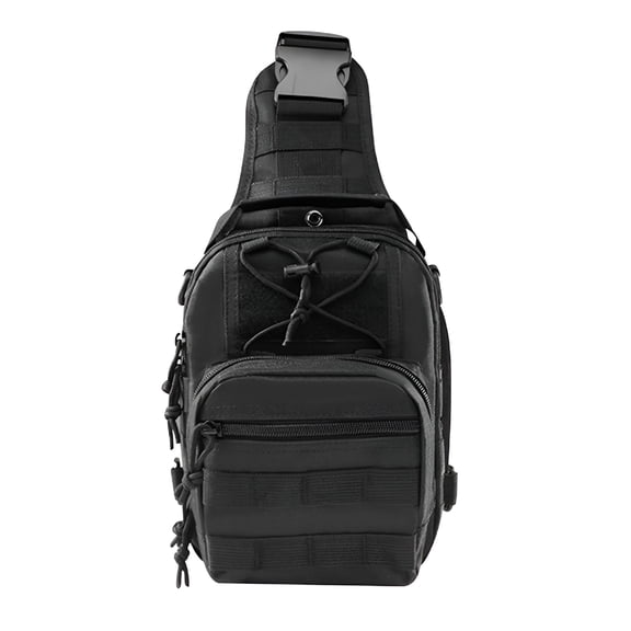 GASTROPOD Military Tactical Chest Sling Bag - Waterproof Crossbody Messenger Pack with Headphone Port,Phone Pocket & Adjustable Strap - Durable Field Mountaineering Shoulder Bag for Men'S Outdoor