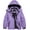 Light Purple, variant on GEMYSE Girls' Waterproof Ski Jacket Windproof Winter Coat with Fleece Lining and Hood(Light Purple,10/12)